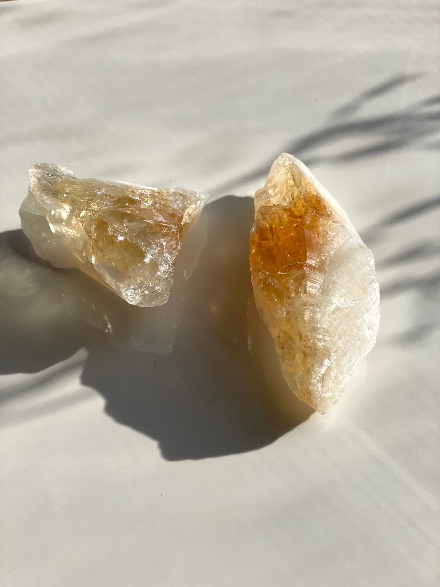 Raw Citrine Crystal Point