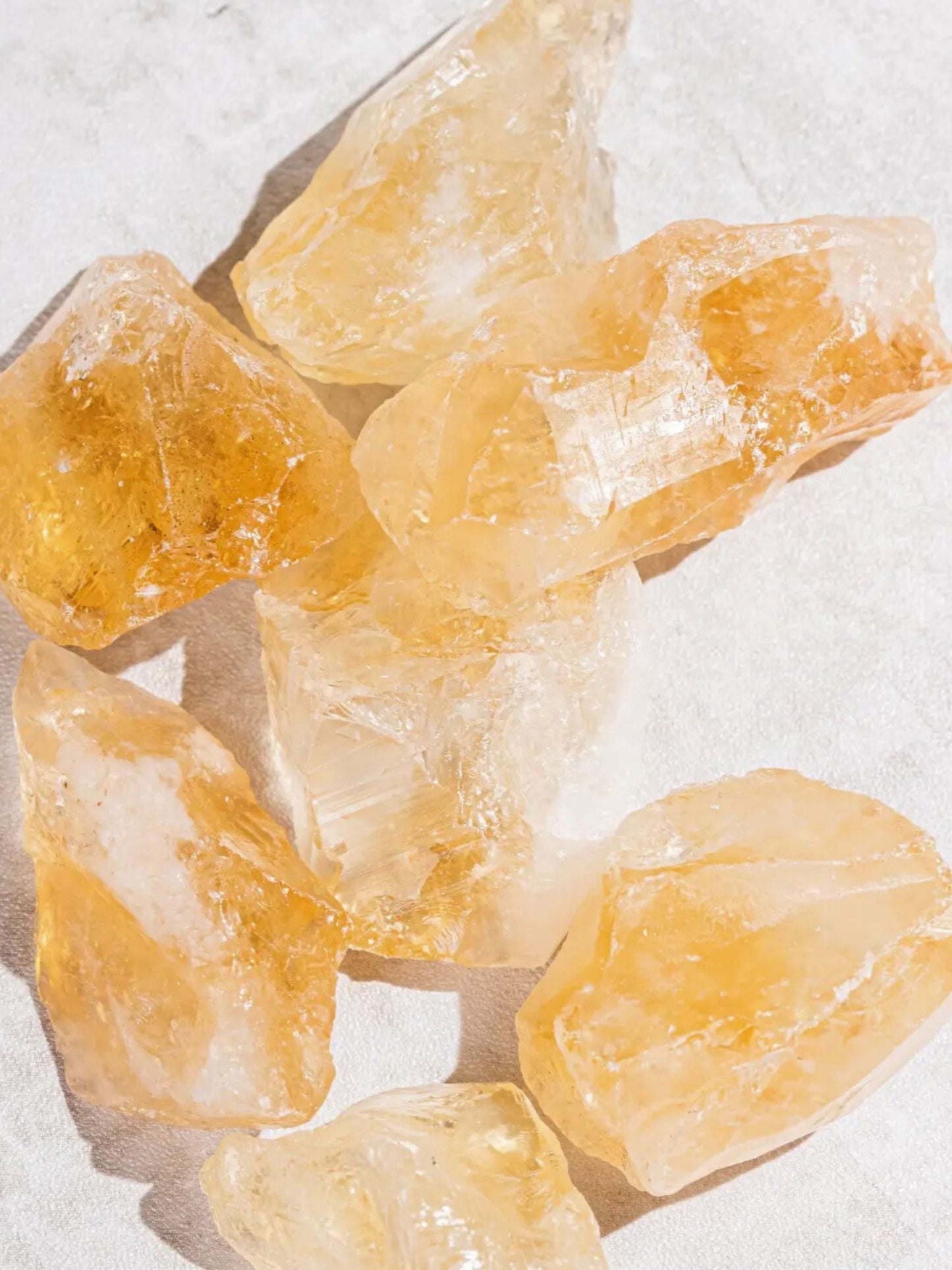 Raw Citrine Crystal Point