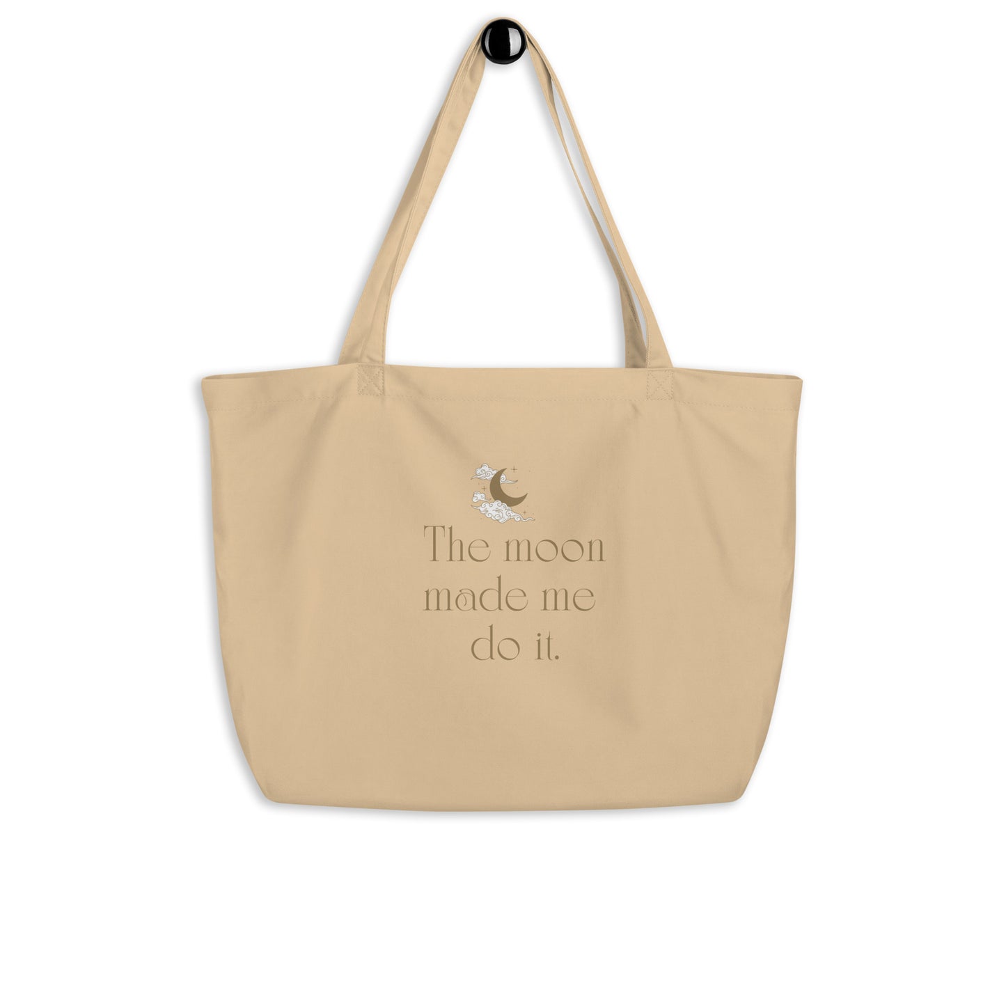 Large "The Moon Made Me Do It" Eco Tote Bag