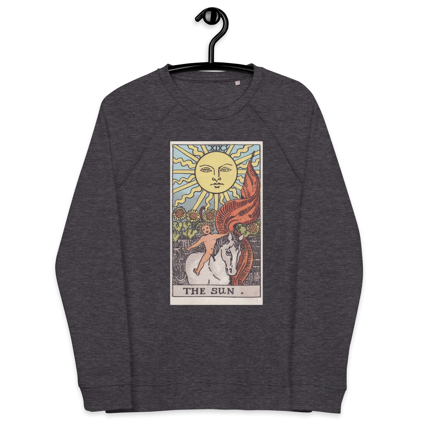 Rider Waite's Tarot Sun Organic Sweatshirt