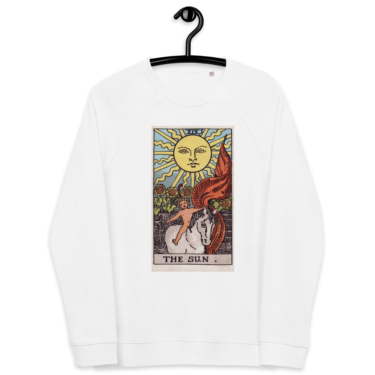 Rider Waite's Tarot Sun Organic Sweatshirt